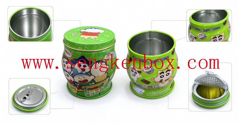 Reusable Metal Candy Storage Tin