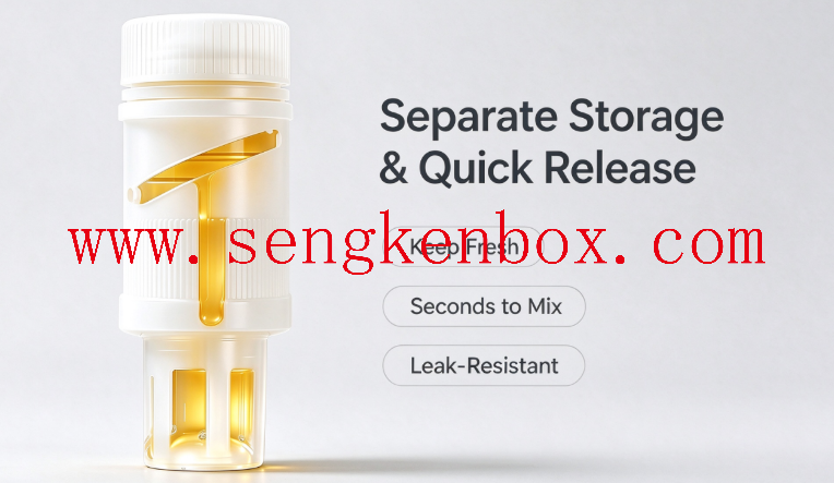Leak Proof Separate Storage Bottle Cap Leak Proof Separate Storage Bottle Cap