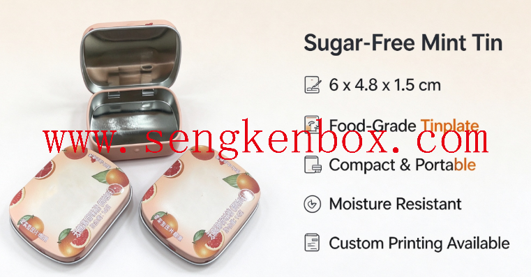 Chewing Gum Packaging Tin Box