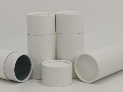 White Kraft Paper Canister
