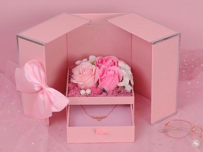 Open Both Sides Pull-Out Drawer Box