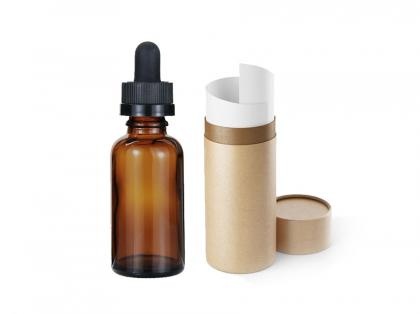 Kraft Paper Cylinder Beauty Essence Paper Tube