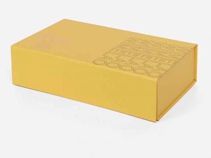 Yellow Book Shape Shoes Dress Shipping Box