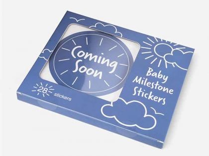 Baby Milestone Sticktes Custom Printing Cute Box