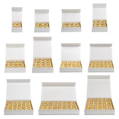 OEM and ODM Manufacturer Custom Size Square Rectangular Chocolate Gift Box with Divider Cardboard For Sale