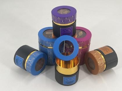OEM and ODM Salt Canister Kraft Paper  Paper Canister Packaging Paper Canister For Sale