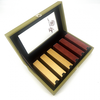 Black Gift Box with Pattern and PE Foam