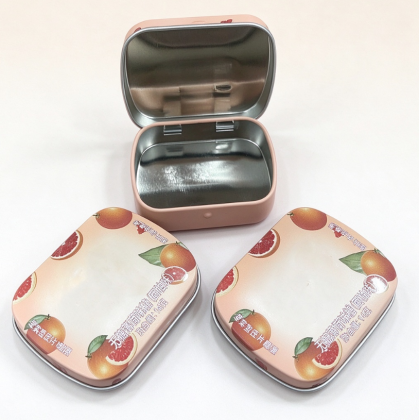 Custom Hinged Tin Box